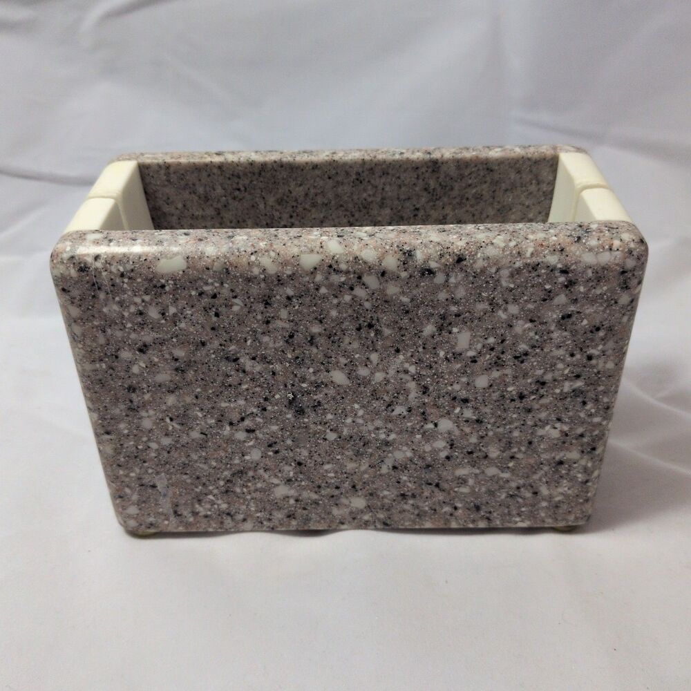 Vtg RARE Berkshire’s Bagel Board Slicer Holder Pink Granite Retro Bergers